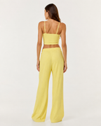 Loovay Tricotelle Gebreide Loungeset met Wijde Broek