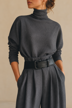Loovay Avenor Tweedelige Set, Coltrui & Wide Leg Broek