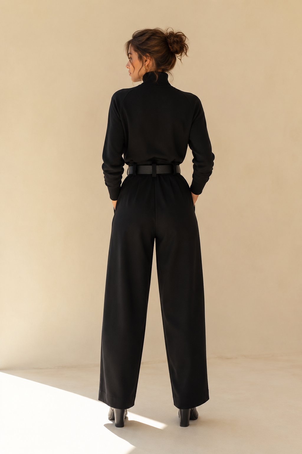Loovay Avenor Tweedelige Set, Coltrui & Wide Leg Broek