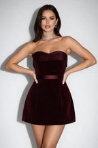 Loovay Veyla Jurk, Luxe Velvet Design