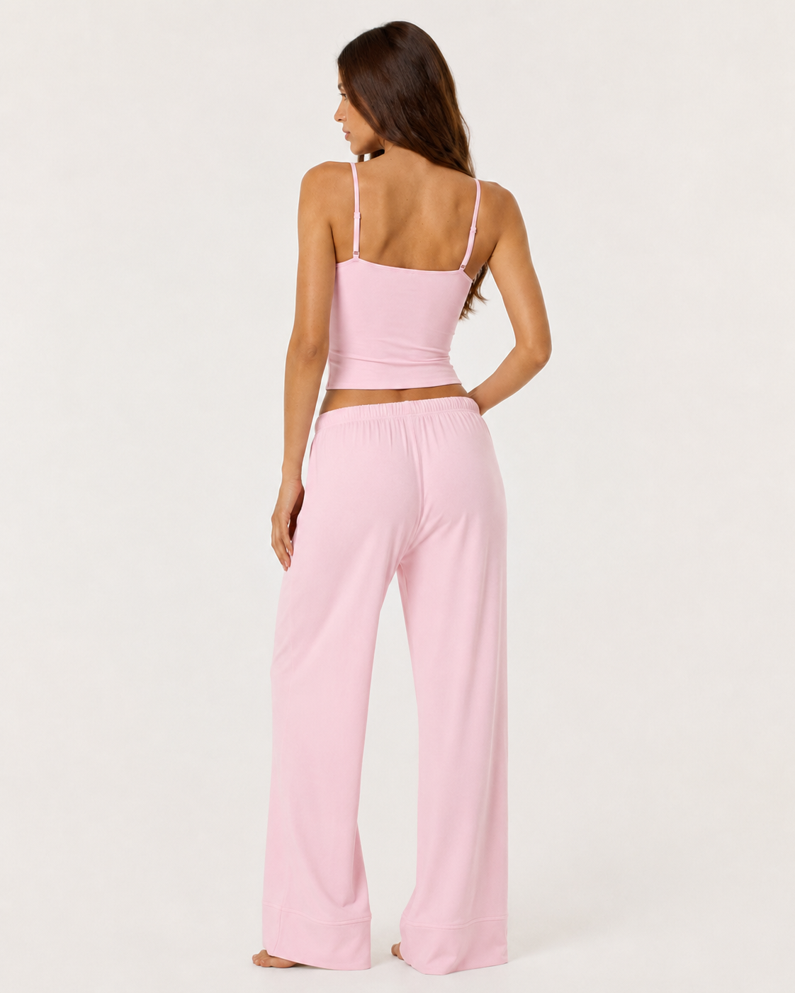 Loovay Veloutée Loungeset met Wijde Broek