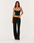 Loovay Veloutée Loungeset met Wijde Broek