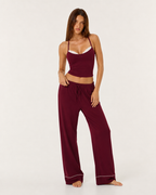 Loovay Veloutée Loungeset met Wijde Broek
