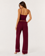 Loovay Veloutée Loungeset met Wijde Broek