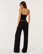 Loovay Veloutée Loungeset met Wijde Broek
