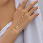 Loovay Isalyn Handketting, Ring-Armband Combinatie