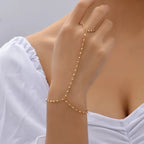 Loovay Isalyn Handketting, Ring-Armband Combinatie