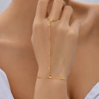 Loovay Isalyn Handketting, Ring-Armband Combinatie