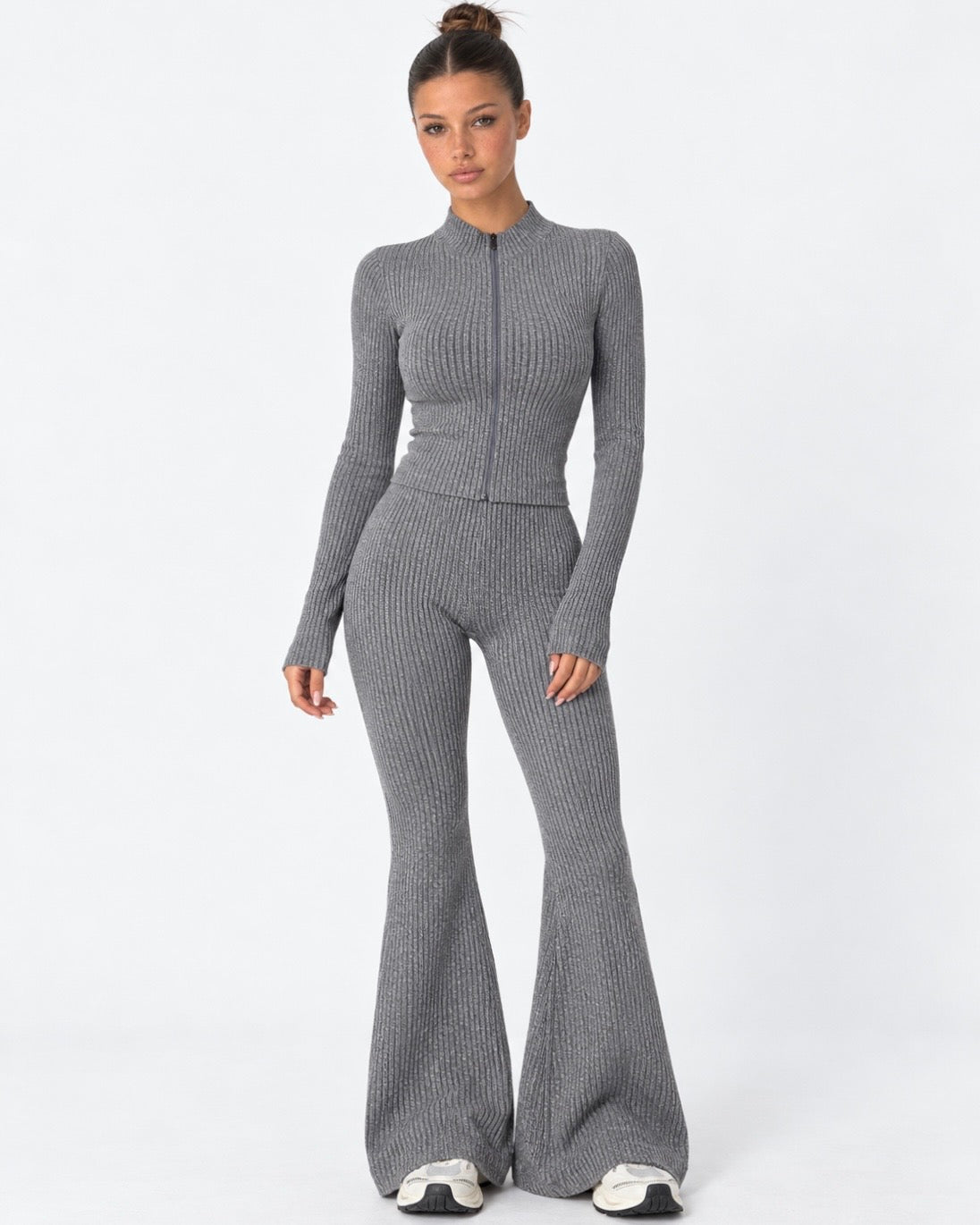 Loovay Maillora Gebreide Set met Ritsvest