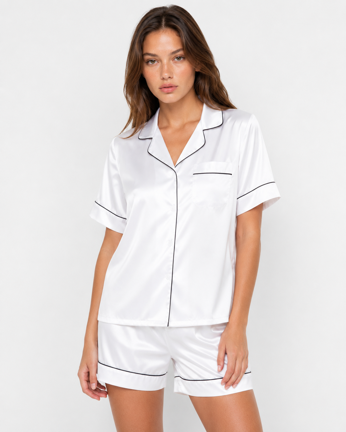 Loovay Monélise Pyjamaset met Blouse en Shorts