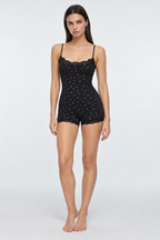 Loovay Fleurette Slaapplaysuit met Bloemenprint
