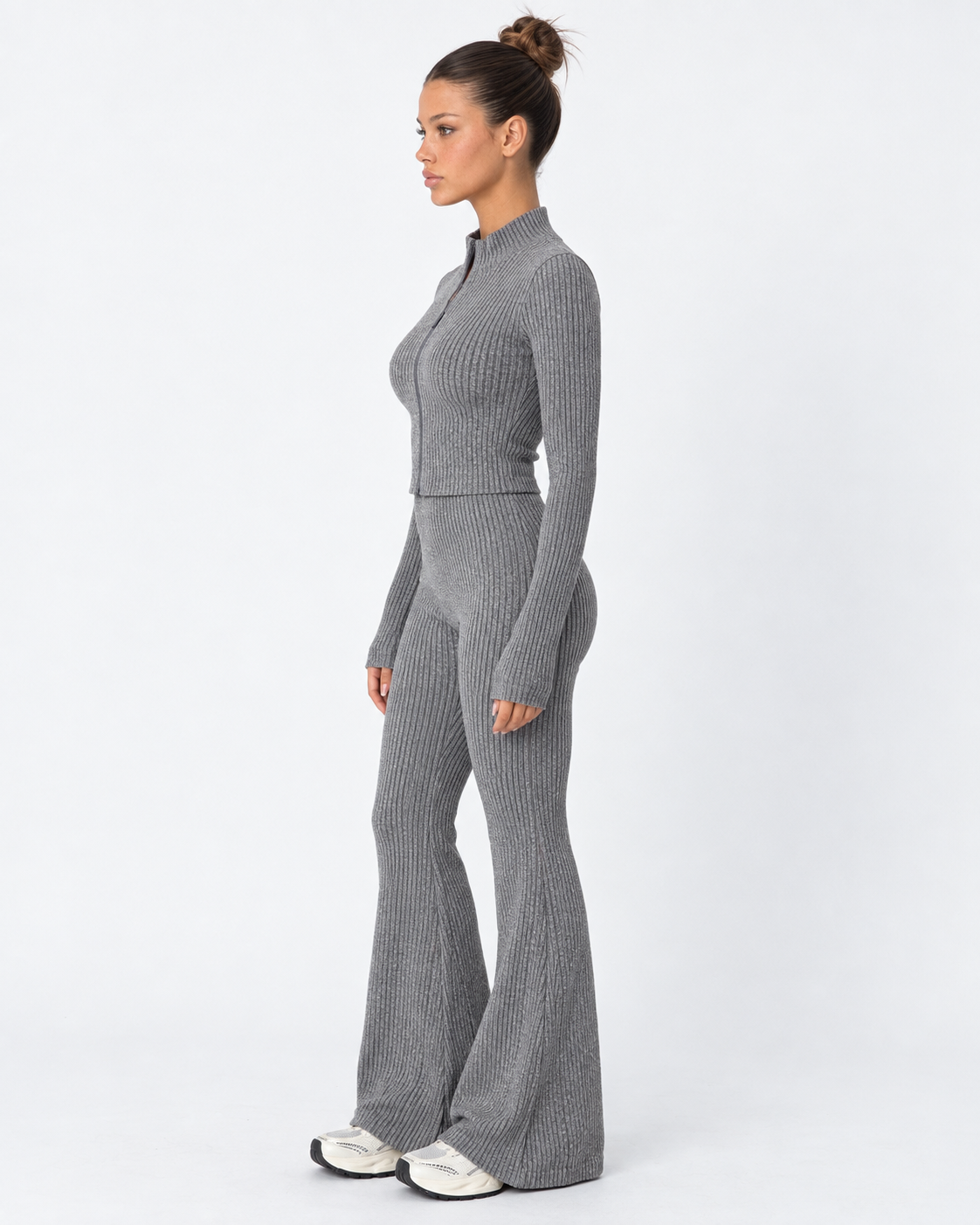 Loovay Maillora Gebreide Set met Ritsvest