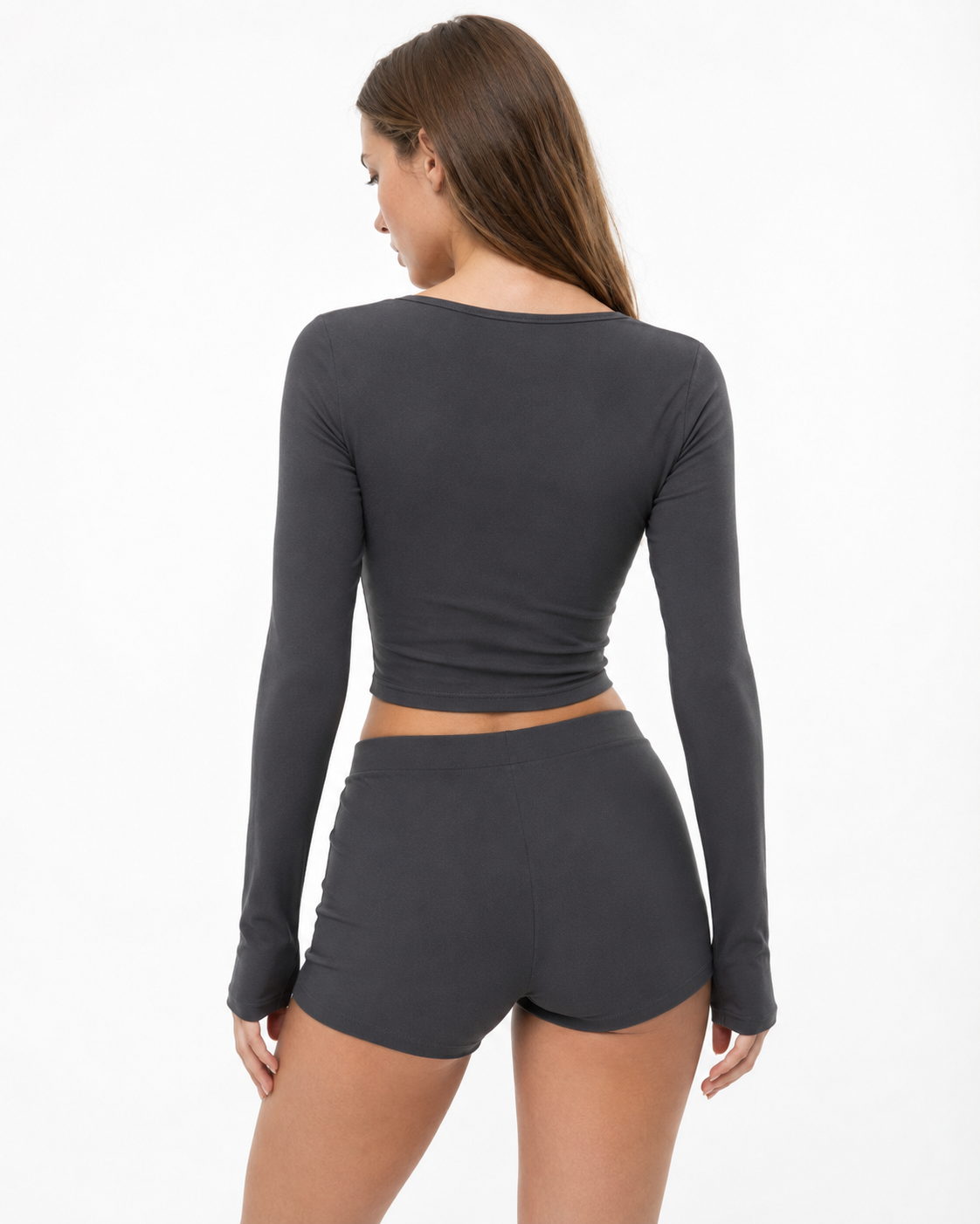 Loovay Maisonnette Pyjamaset met Lange Mouwen en Shorts