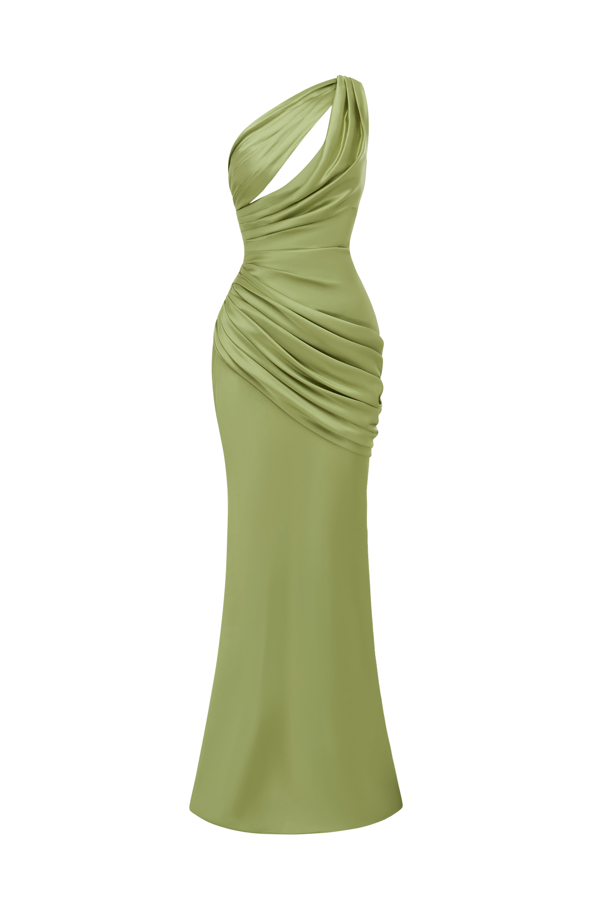 Loovay Maelira One Shoulder Maxi Jurk