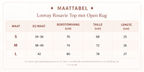 Loovay Rosavie Top met Open Rug