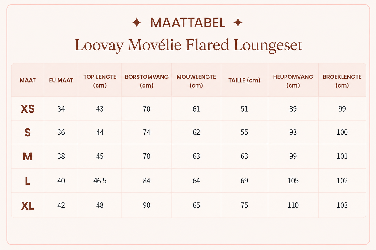 Loovay Movélie Flared Loungeset