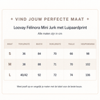 Loovay Félinora Mini Jurk met Luipaardprint