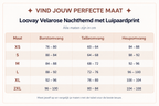 Loovay Velarose Nachthemd met Luipaardprint