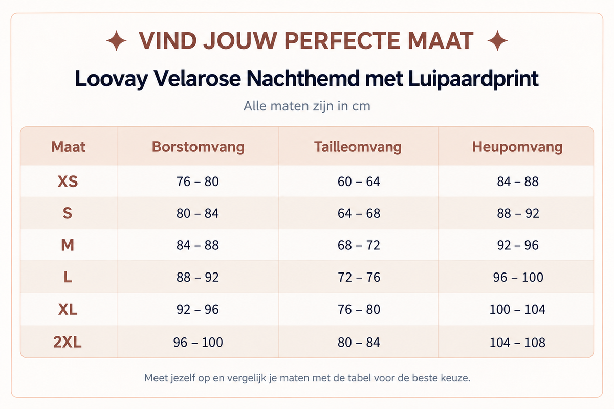 Loovay Velarose Nachthemd met Luipaardprint