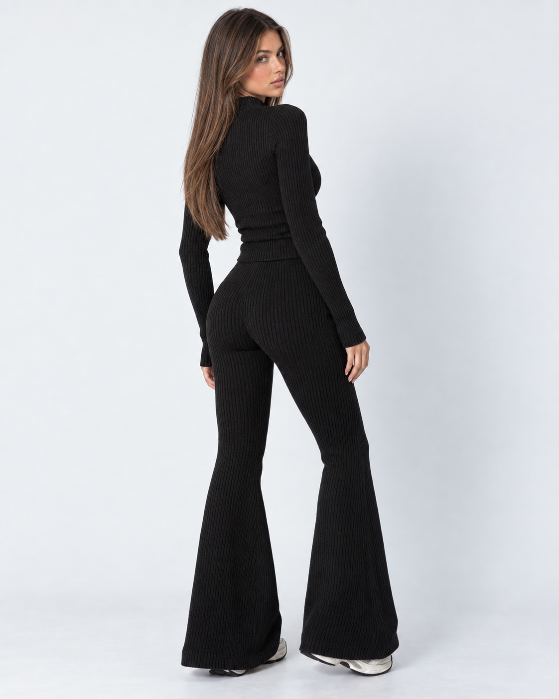 Loovay Maillora Gebreide Set met Ritsvest