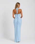 Loovay Solivelle Halter Maxi Jurk met Split