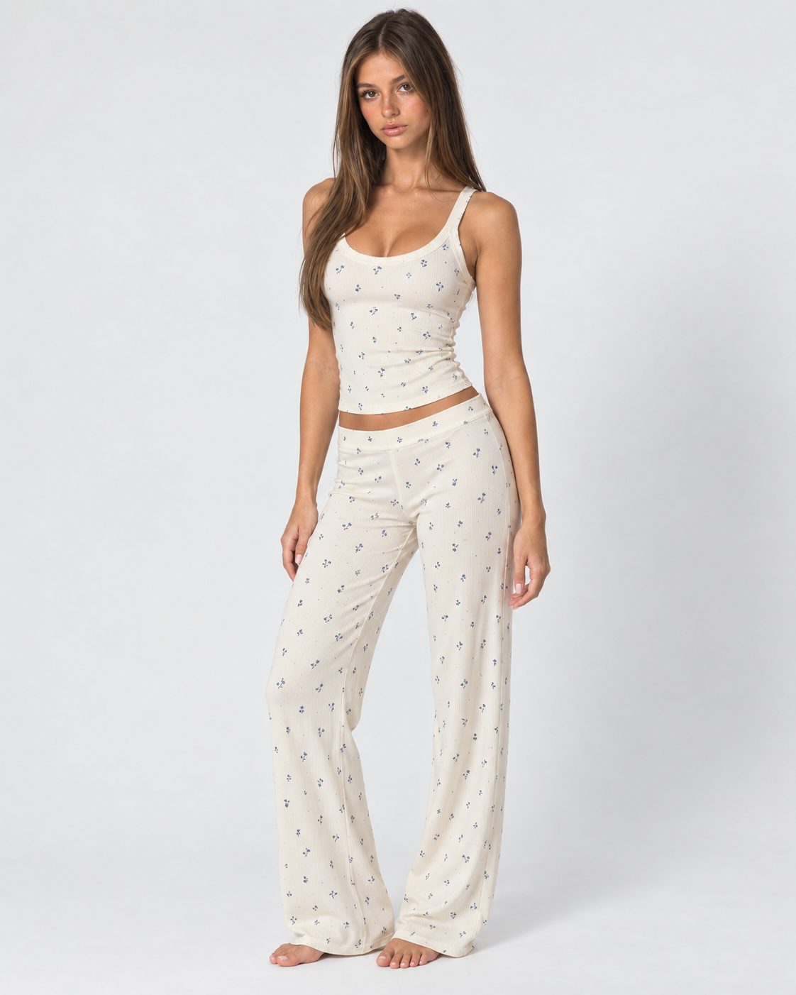 Loovay Florematin Geribde Pyjamaset