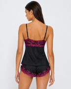 Loovay Amourette Pyjamaset met Contrasterend Kant