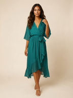 Loovay Eloria Jurk, Wikkel Midi Design