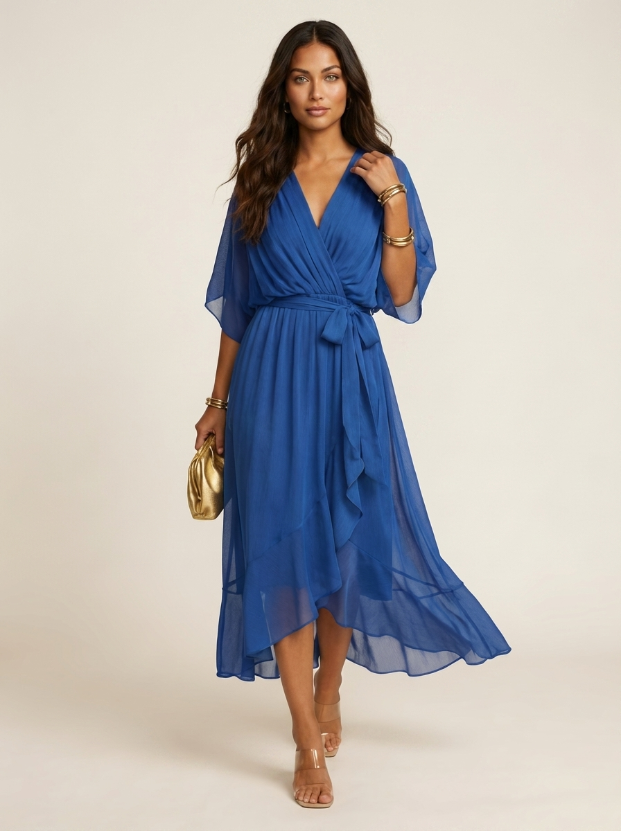 Loovay Eloria Jurk, Wikkel Midi Design