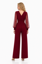 Loovay Novelle Jumpsuit, Glamour V-Hals Design