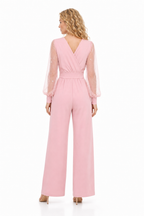 Loovay Novelle Jumpsuit, Glamour V-Hals Design