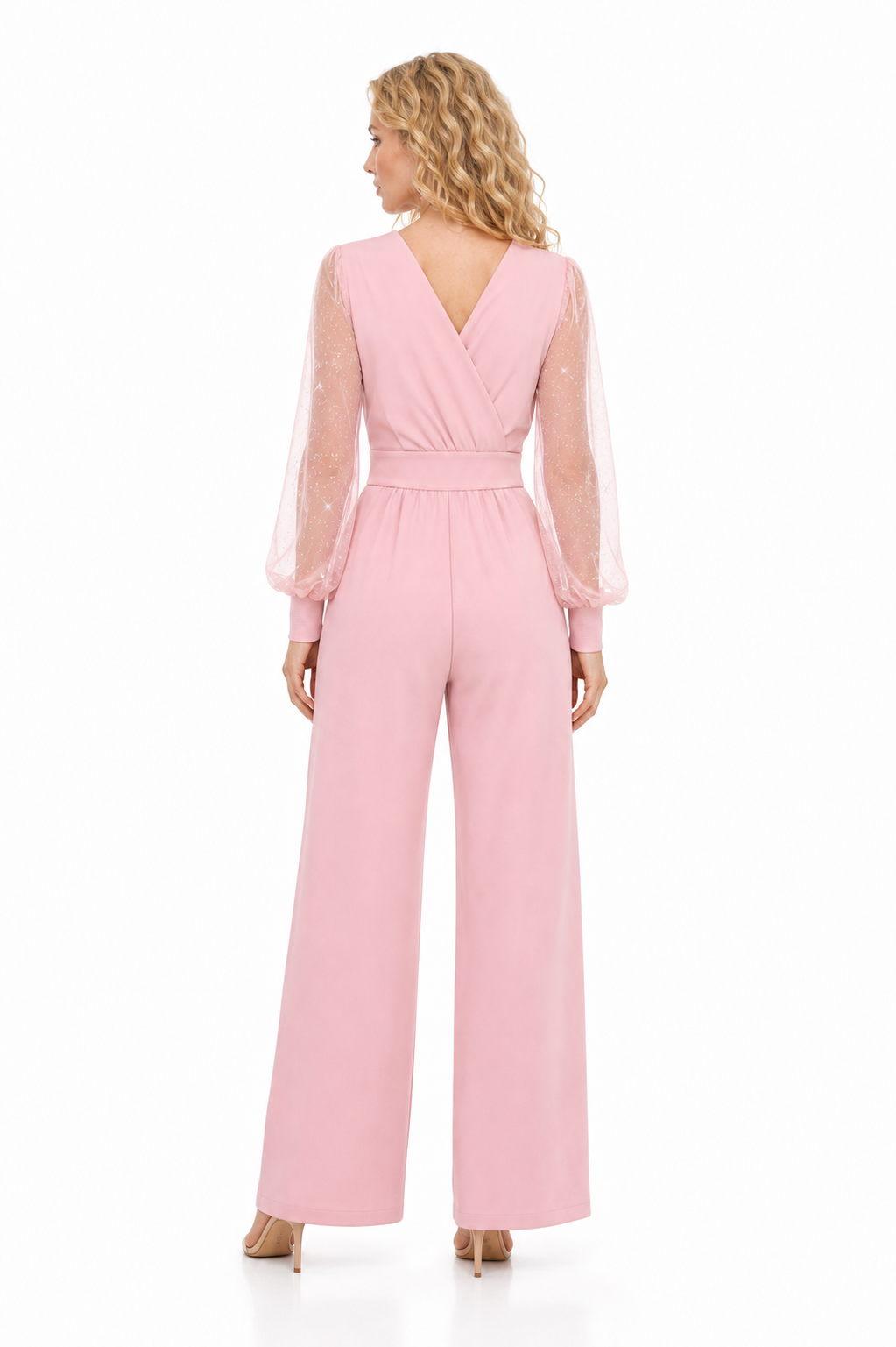 Loovay Novelle Jumpsuit, Glamour V-Hals Design
