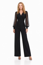 Loovay Novelle Jumpsuit, Glamour V-Hals Design
