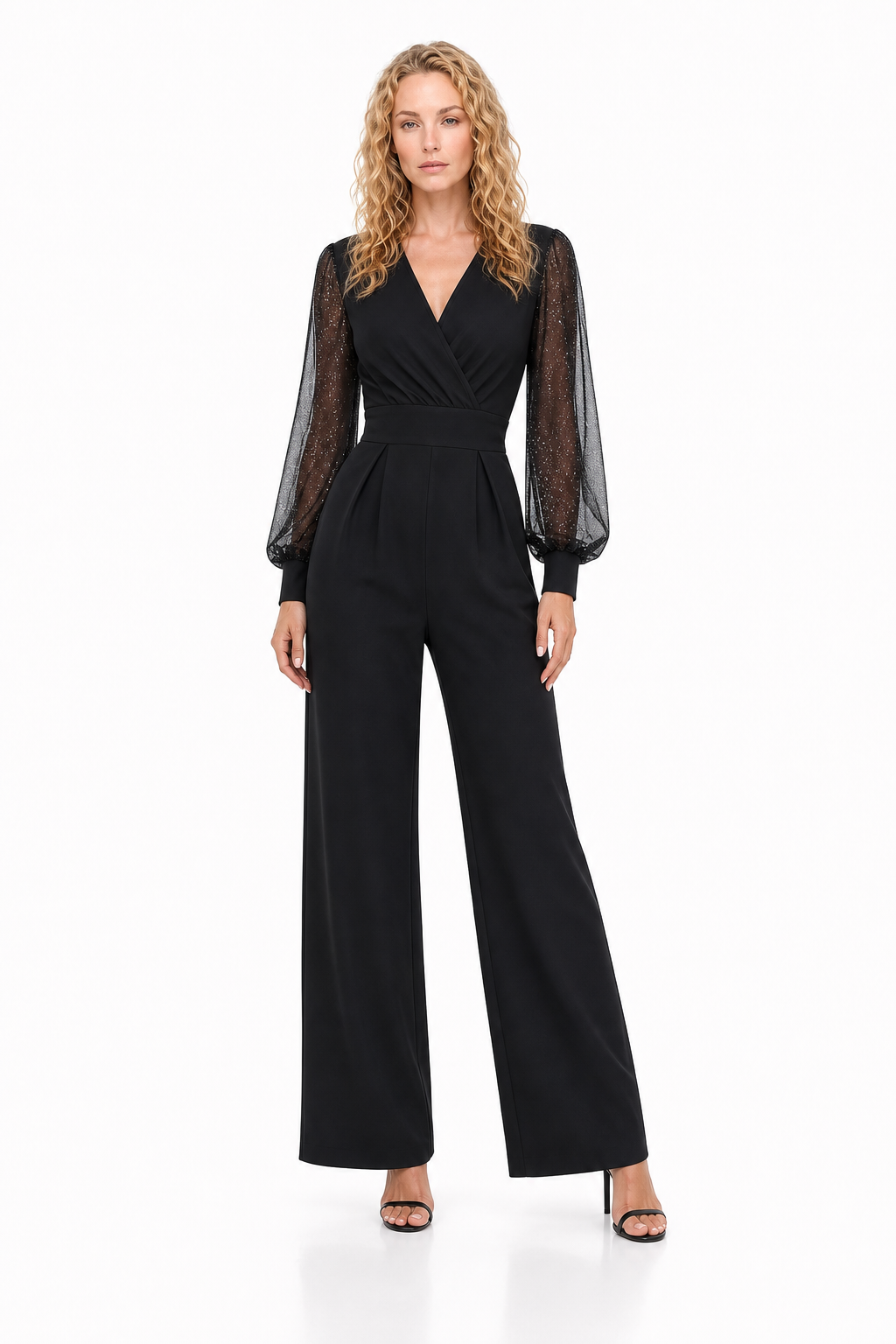 Loovay Novelle Jumpsuit, Glamour V-Hals Design