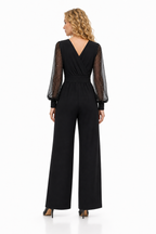 Loovay Novelle Jumpsuit, Glamour V-Hals Design
