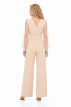 Loovay Novelle Jumpsuit, Glamour V-Hals Design