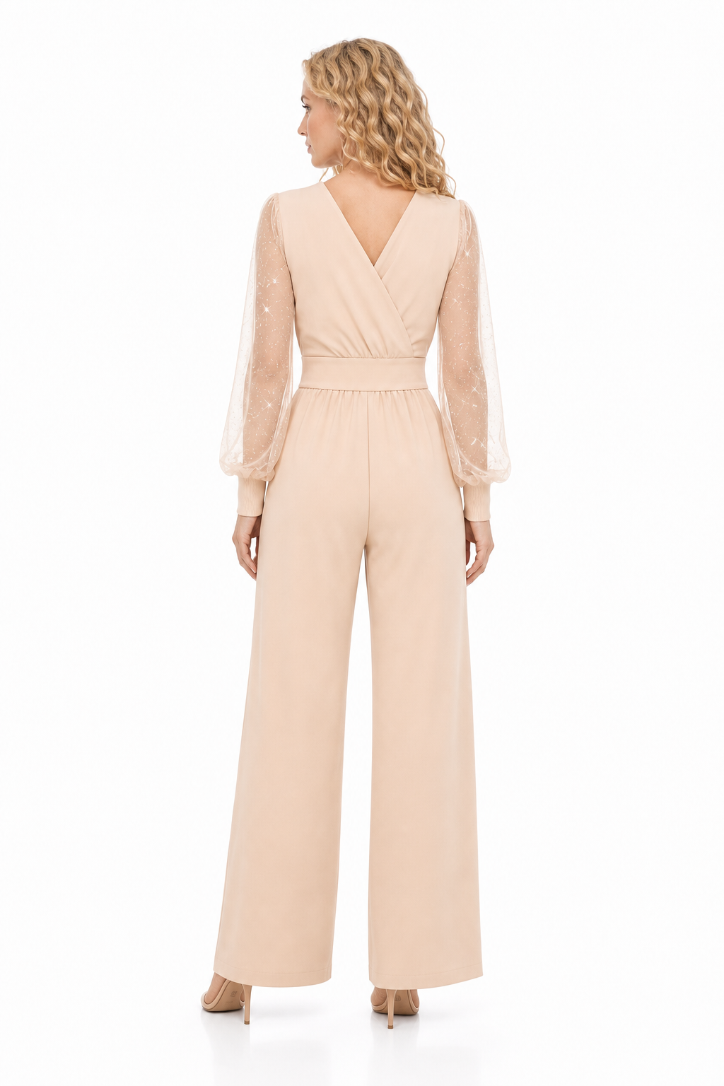 Loovay Novelle Jumpsuit, Glamour V-Hals Design