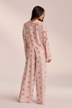 Loovay Matinrose Pyjamaset met Bloemenprint