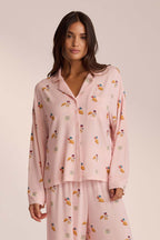 Loovay Matinrose Pyjamaset met Bloemenprint