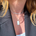 Loovay Soléa Ketting, Zilverkleurige Zon Ketting