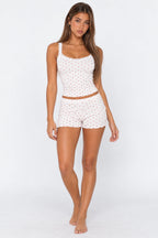 Loovay Notelune Pyjamaset met Stippenprint