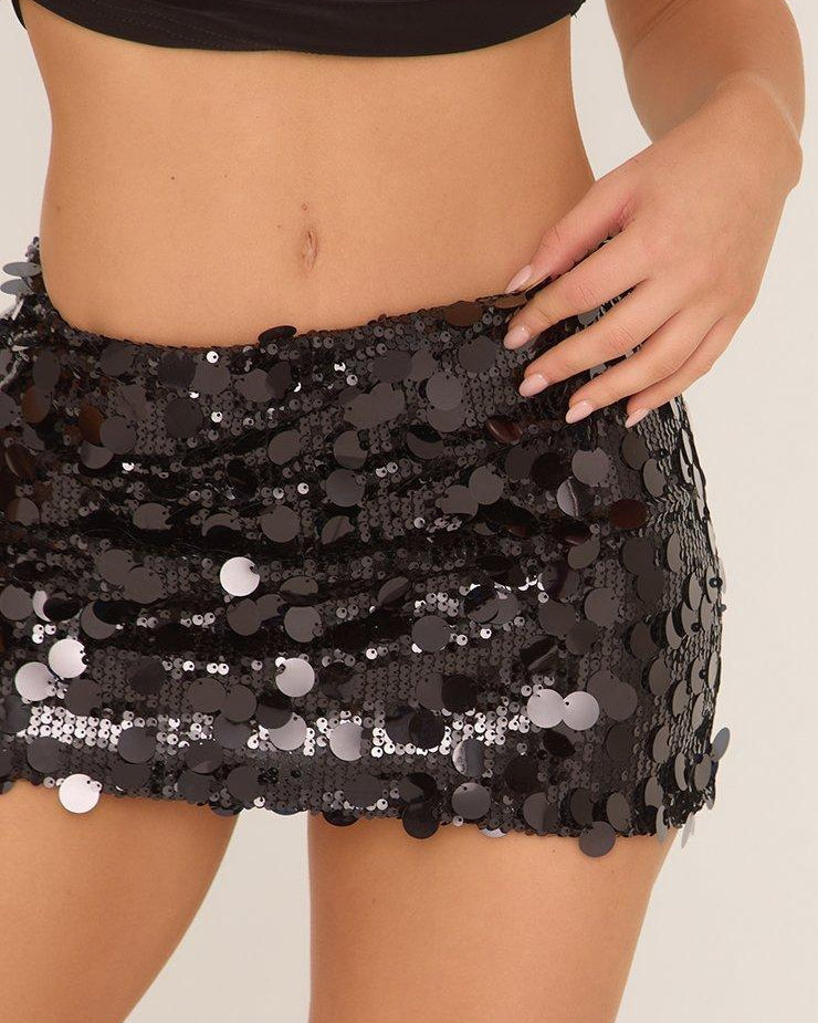 Loovay Éclatelle Pailletten Mini Rok
