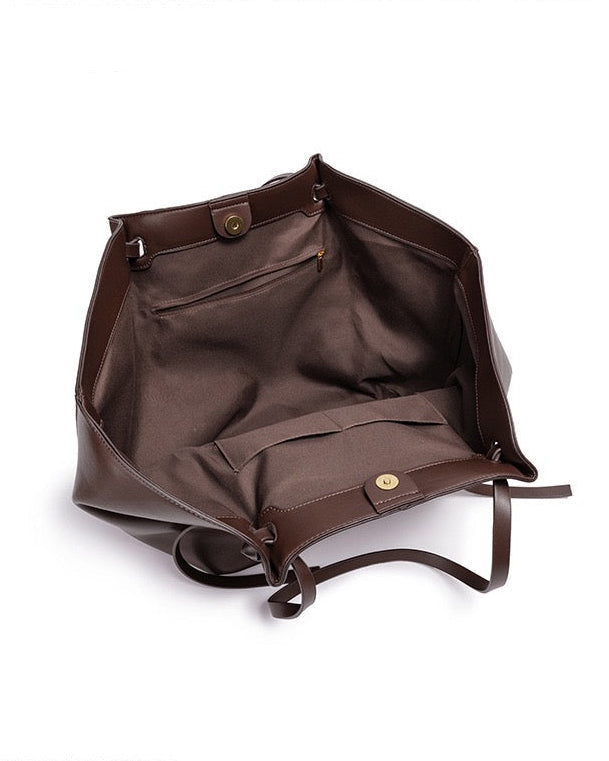 Loovay Courbelle Shopper met Gebogen Silhouet