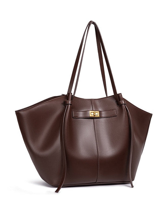 Loovay Courbelle Shopper met Gebogen Silhouet
