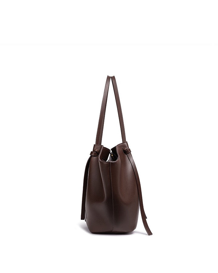 Loovay Courbelle Shopper met Gebogen Silhouet
