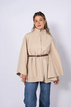 Loovay Frovélie Cape Poncho met Ceintuur