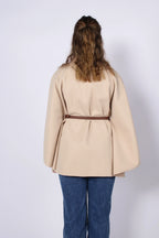 Loovay Frovélie Cape Poncho met Ceintuur