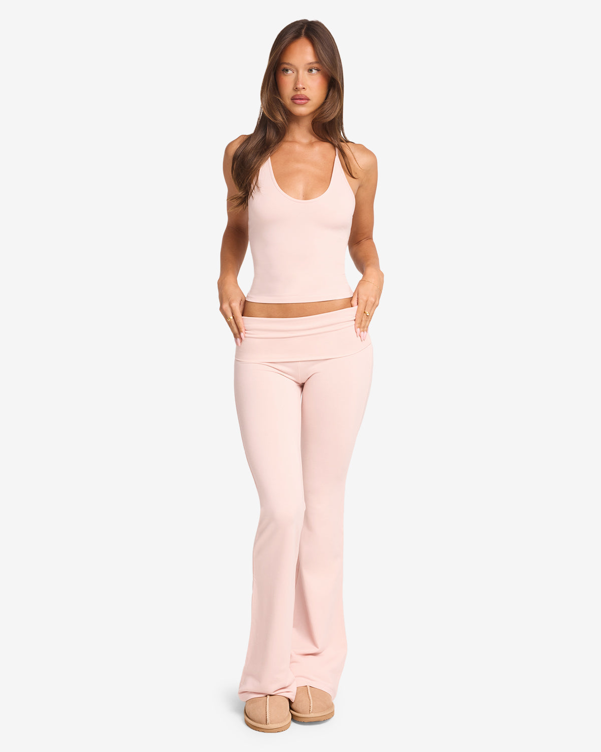 Loovay Aurélane Flared Set met Haltertop