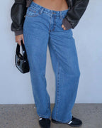 Loovay Fluvelle Wide Leg Jeans