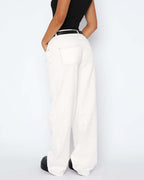 Loovay Fluvelle Wide Leg Jeans